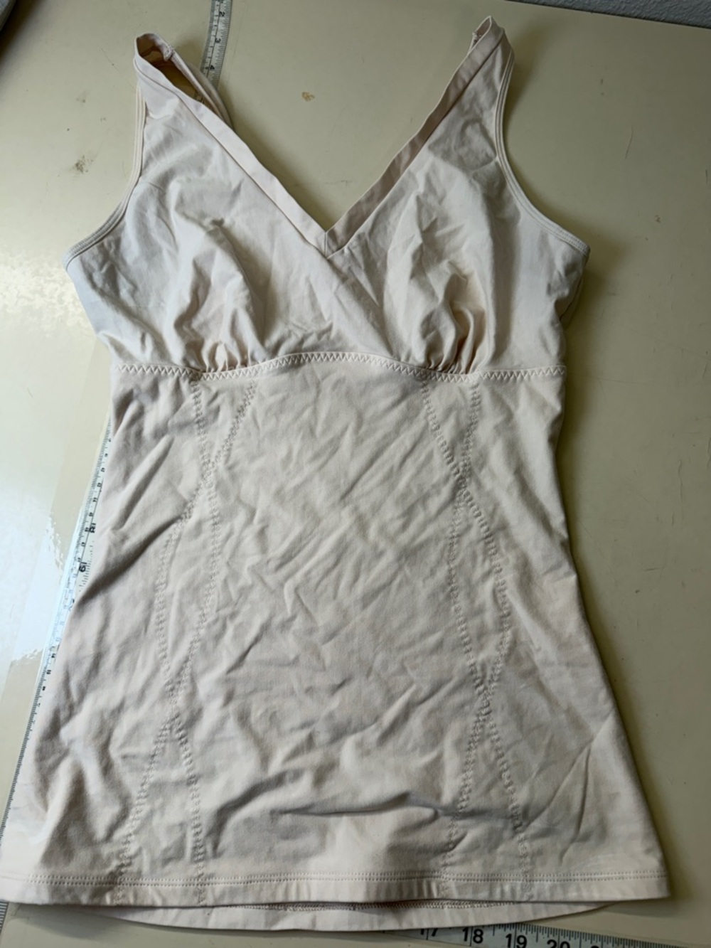 Seamless Cream Shaping Cami Tank Top